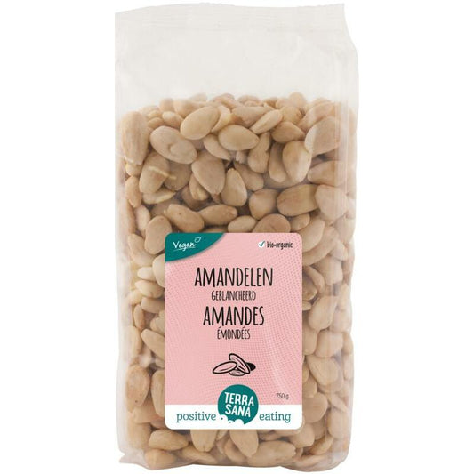 Terrasana Amandelen wit voordeelverpakking bio 750g