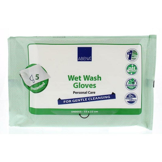 Abena Wet wash washandjes verzorgend 5st