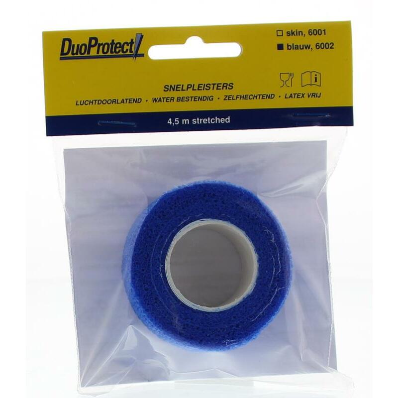 Duoprotect Snelpleisters blauw 1rol