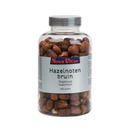 Nova Vitae Hazelnoten bruin ongebrand raw 250g