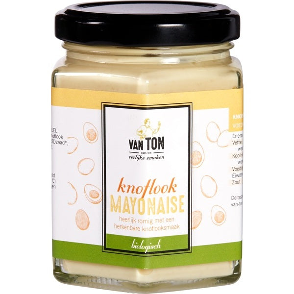 Van Ton Mayonaise knoflook bio 160ml