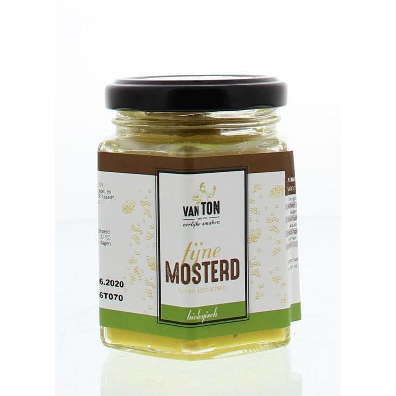 Van Ton Mosterd fijn bio 170g