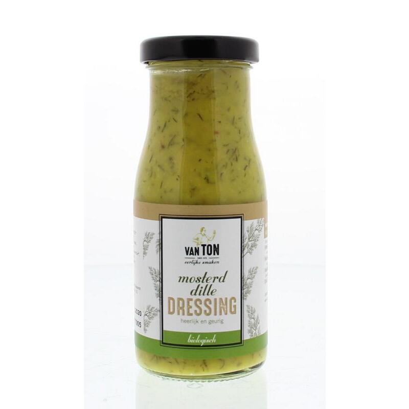 Van Ton Mosterd dille dressing bio 140ml
