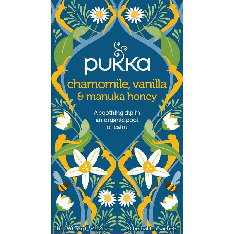 Pukka Org. Teas Chamomile vanille/manuka honing bio 20st