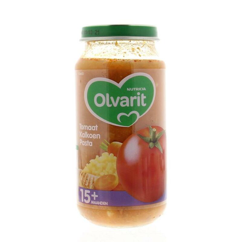 Olvarit Tomaat kalkoen pasta 15M10 250g