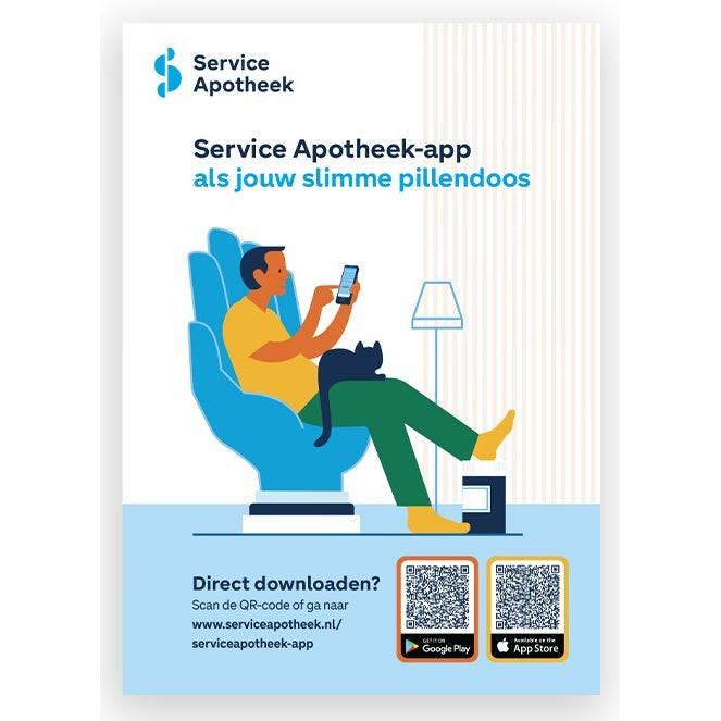 Service Apotheek Flyer app 250st