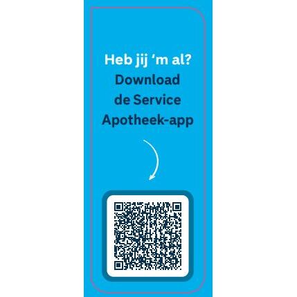 Service Apotheek Sticker app 1rol