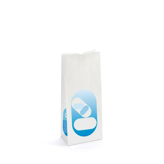 Brocacef Zak blokbodem 60 gram 80x50x220 met duimgat 1000st