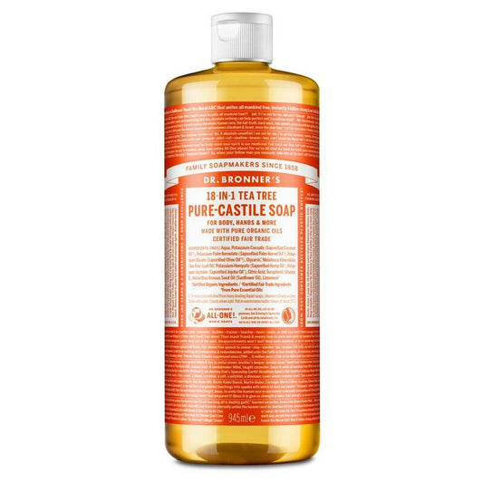 Dr Bronners Liquid soap tea tree 945ml
