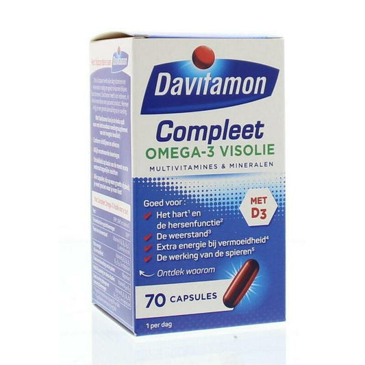 Davitamon Compleet omega 3 vis 70ca