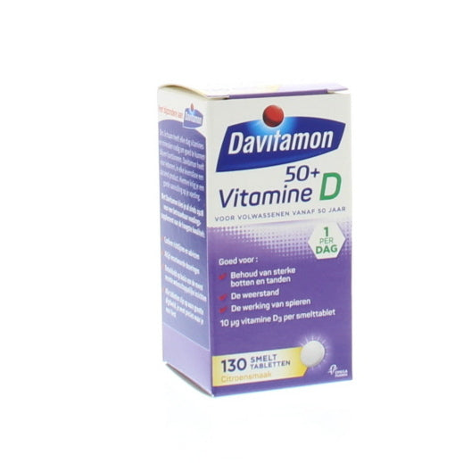 Davitamon D 50+ smelttablet 130tb