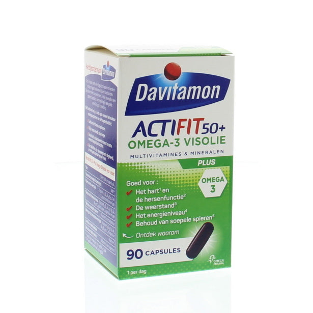 Davitamon Actifit 50+ omega 3 90ca