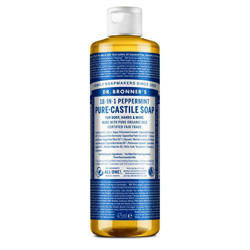 Dr Bronners Liquid soap peppermint 475ml