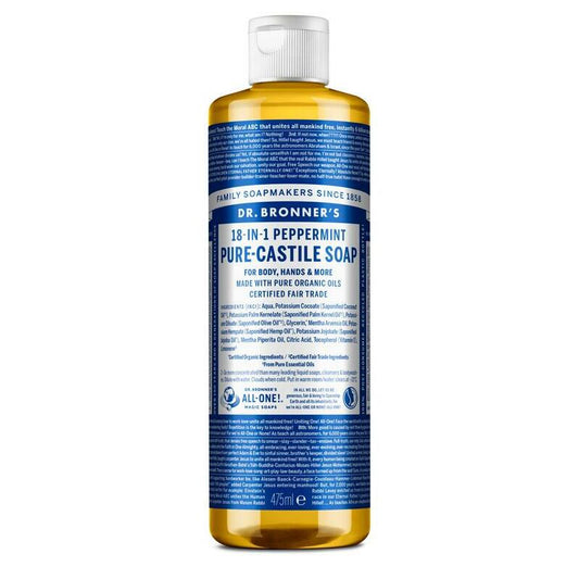 Dr Bronners Liquid soap peppermint 475ml