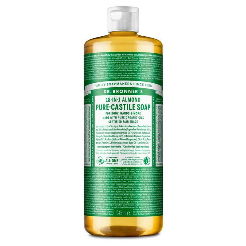 Dr Bronners Liquid soap amandel 945ml