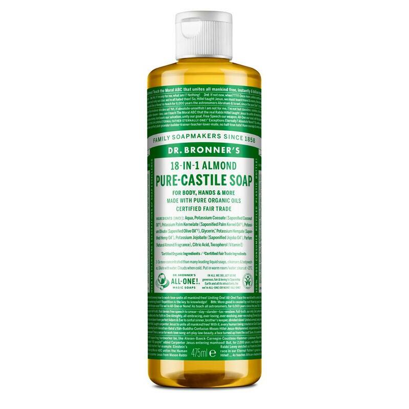 Dr Bronners Liquid soap amandel 475ml