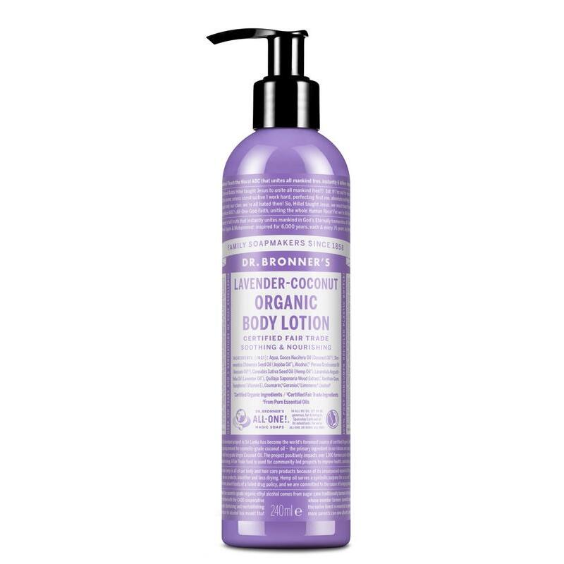 Dr Bronners Bodylotion lavendel/kokos 240ml