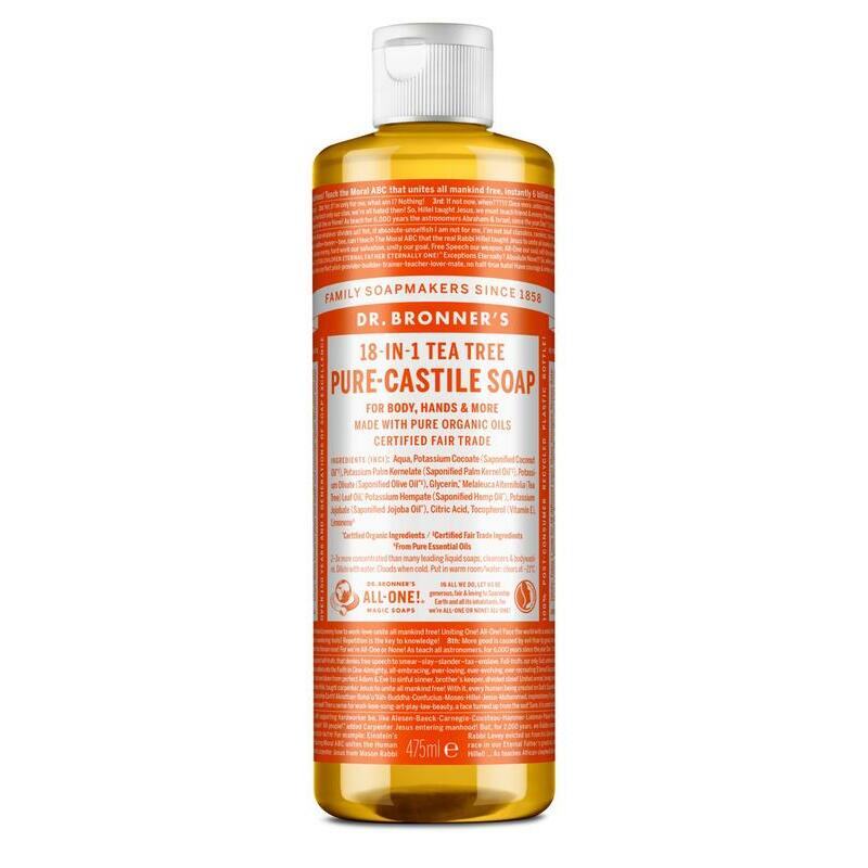 Dr Bronners Liquid soap tea tree 475ml