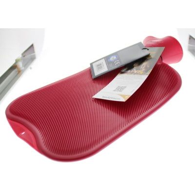 Fashy kruik warmwaterzak cranberry enkel rib 2ltr