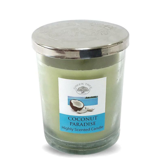 Green Tree Geurkaars coconut paradise 200g