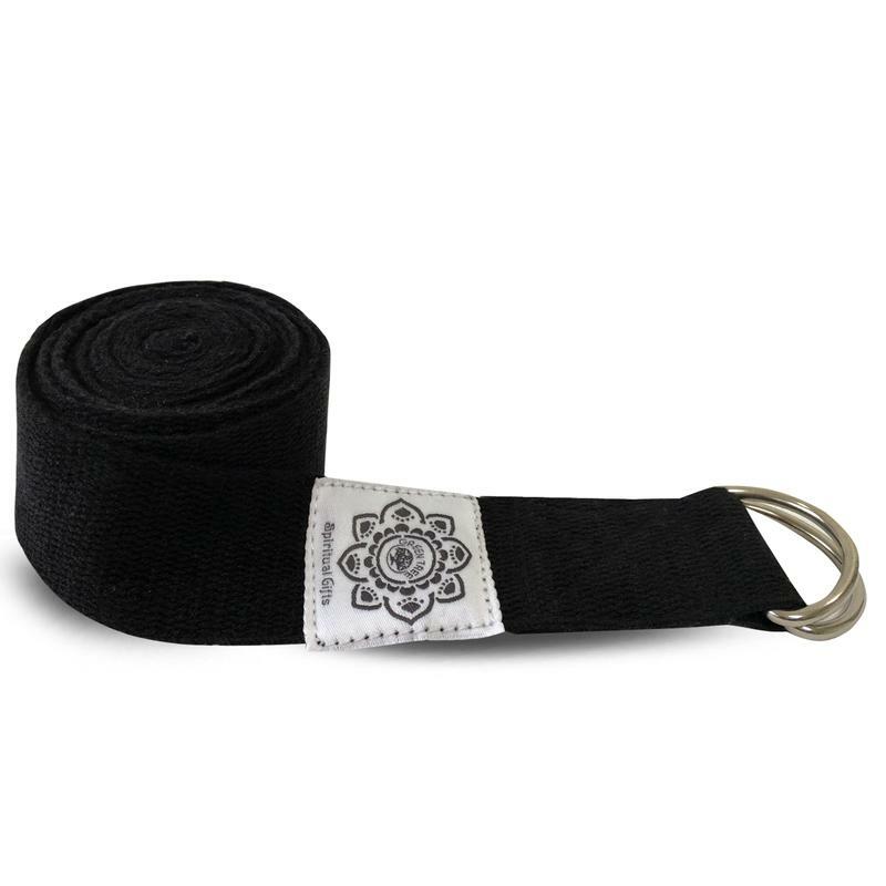 Green Tree Yoga riem zwart 250cm 1st
