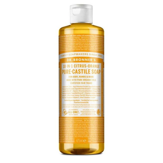 Dr Bronners Liquid soap citrus/orange 475ml