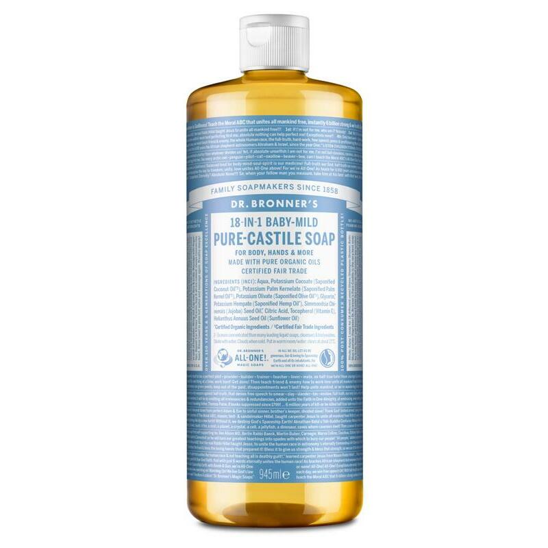 Dr Bronners Baby liquid soap neutral mild 945ml