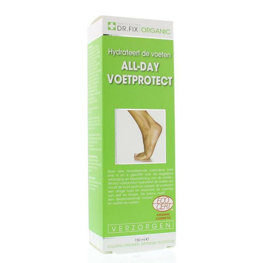 Dr Fix Organic All-day voetprotect / creme pour les pieds 150ml