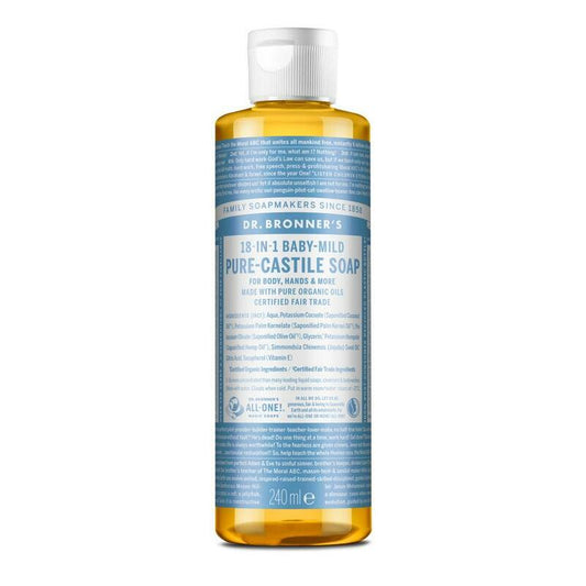 Dr Bronners Liquid soap baby mild 240ml