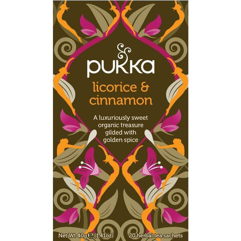 Pukka Org. Teas Licorice & cinnamon thee bio 20st