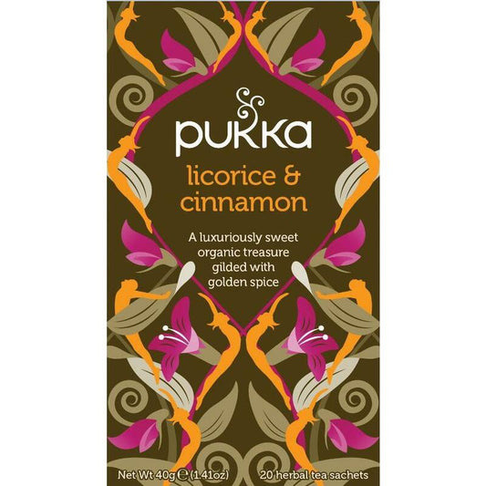 Pukka Org. Teas Licorice & cinnamon thee bio 20st