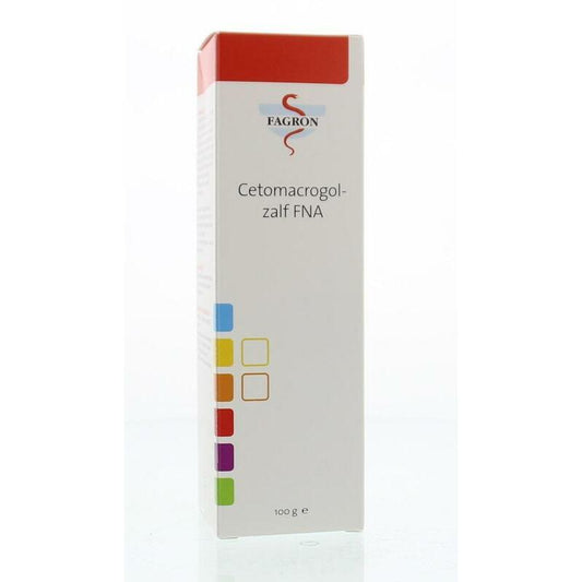 Fagron Cetomacrogol zalf FNA doos en bijsluiter 100g