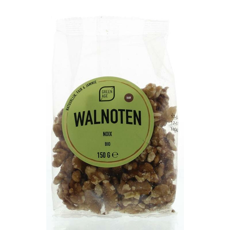 Greenage Walnoten raw bio 150g