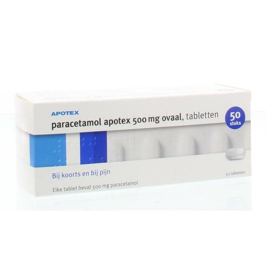 Apotex Paracetamol 500 mg oval 50st
