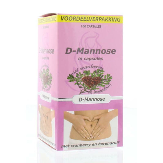 Beautylin D-Mannose combi berendruif cranberry 100ca