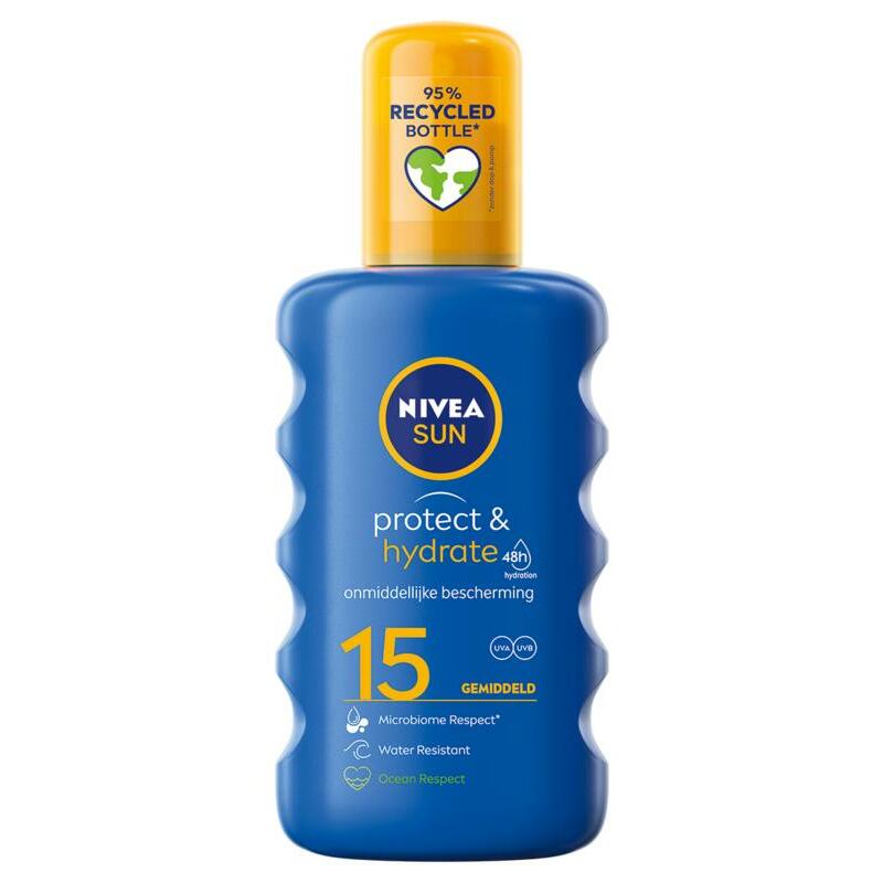 Nivea Sun protect & hydrate zonnespray SPF15 200ml