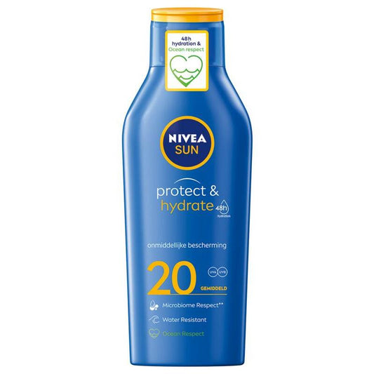 Nivea Sun protect & hydrate zonnemelk SPF20 400ml