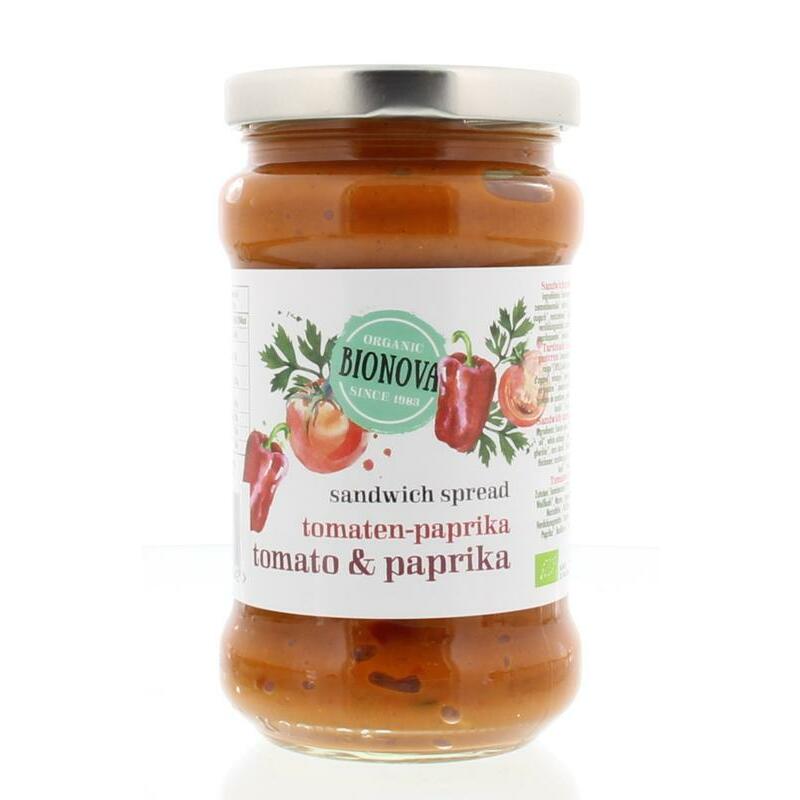 Bionova Sandwichspread tomaat/paprika bio 280g