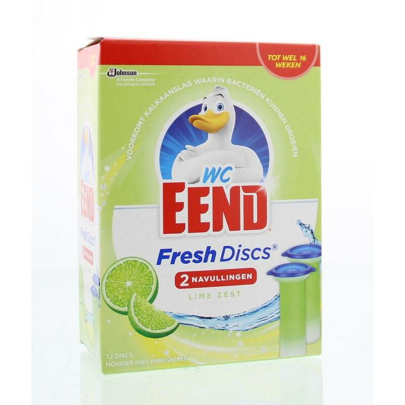 WC Eend Fresh disk lime navul 36 ml 2x36ml