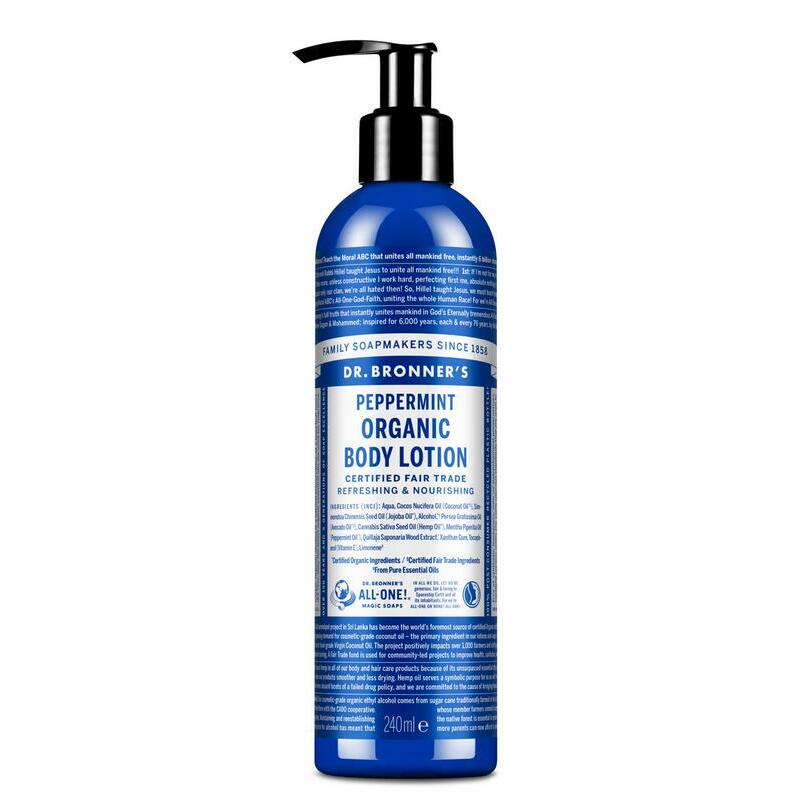 Dr Bronners Bodylotion pepermunt 240ml