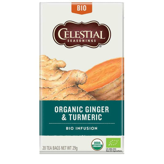 Celestial Season Organic ginger & turmeric bio 20st