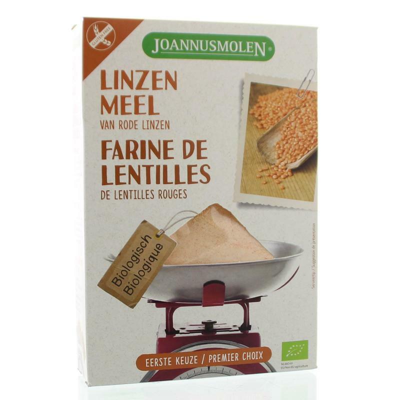 Joannusmolen Linzenmeel van rode linzen bio 275g