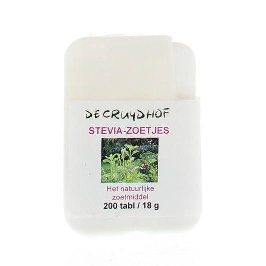 Cruydhof Stevia extract zoetjes dispenser 200tb