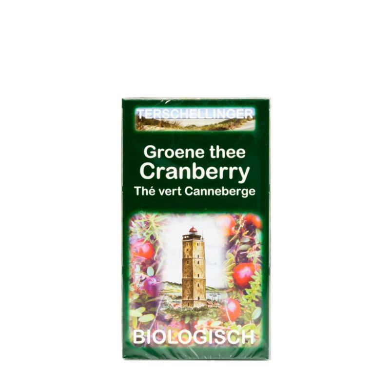 Terschellinger Groene thee cranberry bio 20st