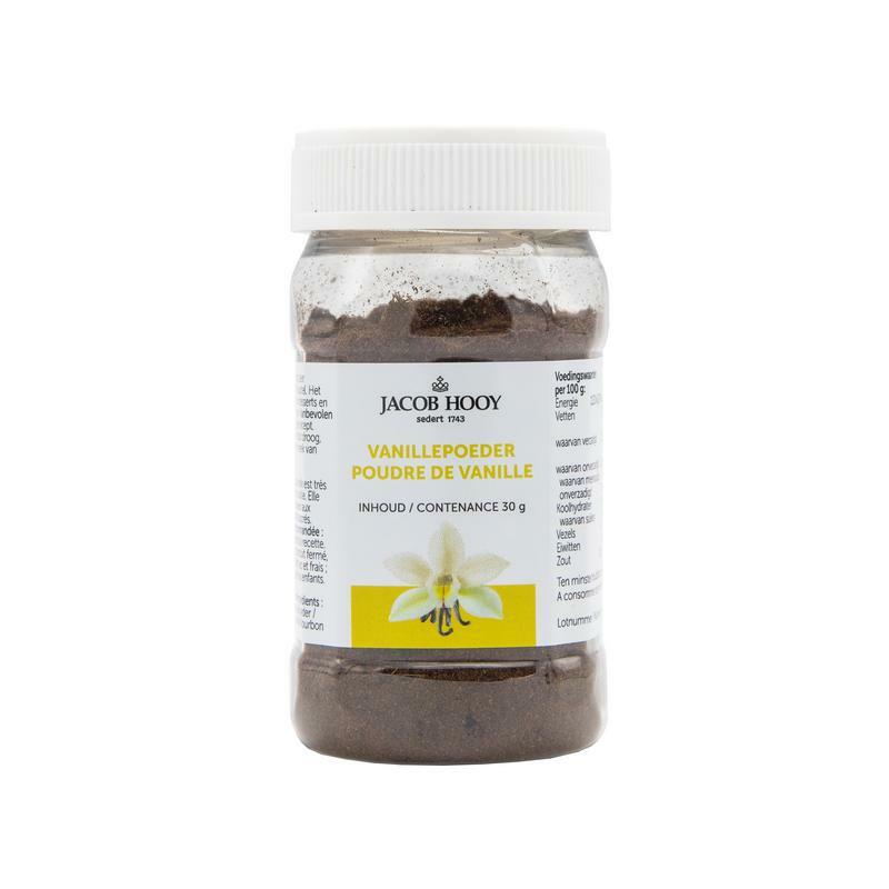 Jacob Hooy Vanille poeder bourbon 100% 30g