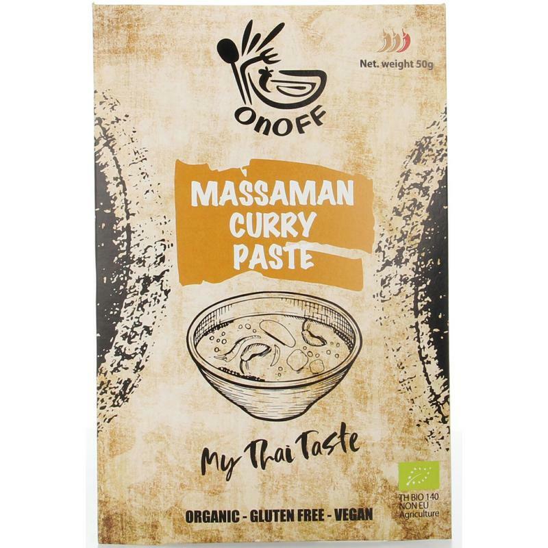 Onoff Thaise massaman currypasta bio 50g