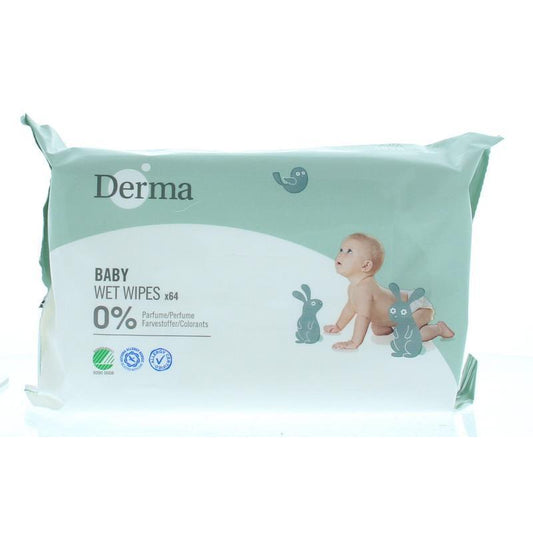 Derma Eco Babydoekjes 64st