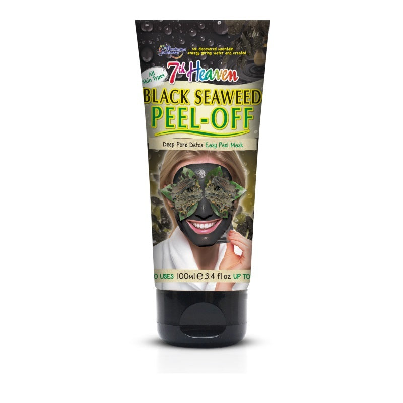 Montagne 7th Heaven gezichtsmasker black seaweed peel off 100g
