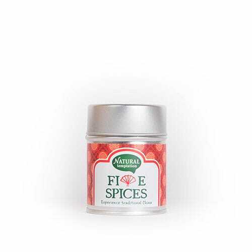 Nat Temptation Five spices blikje natural spices bio 50g