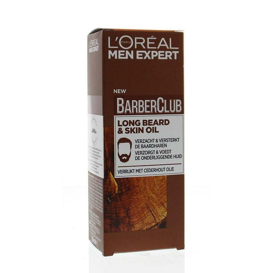 Loreal Barber club long beard & skin oil 30ml